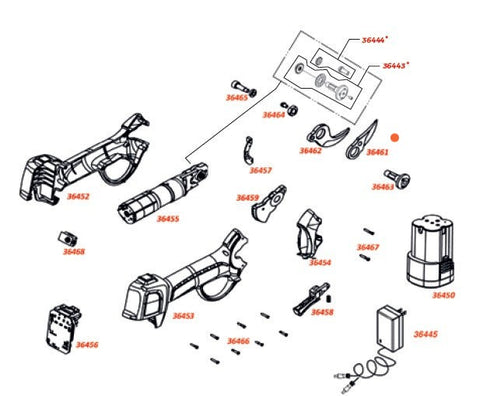 Ausonia 36461 Rezilo zgornje za škarje Work-It 30(31815)